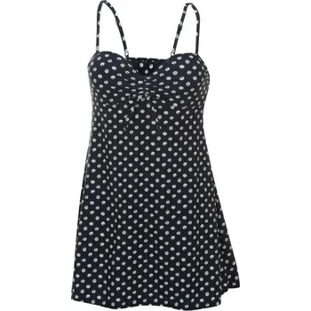 Dámské plavky Ocean Pacific Swim Dress Ladies Navy Polka Dot