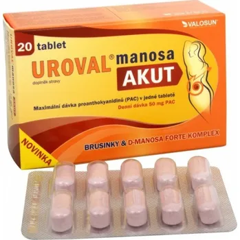 Valosun Uroval manosa Akut 20 tbl.