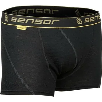 Pánské termo spodní prádlo Sensor Merino Wool Active pánské trenky černá