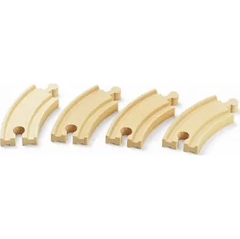Vláček a vláčkodráha Brio Koleje krátké zatáčky 90 mm 4 ks