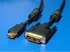Video kabel Kabel DVI-D(M) - HDMI M, 10m, s ferity, zlacené konektory