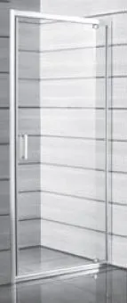 Sprchové dveře Jika LYRA PLUS Jednokřídlé sprchové dveře, 80cm, transparentní sklo 2.5438.1.000.668.1