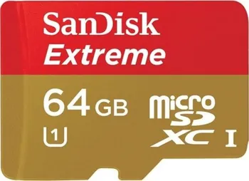 Paměťová karta Sandisk Mobile 64GB Class10 + adaptér