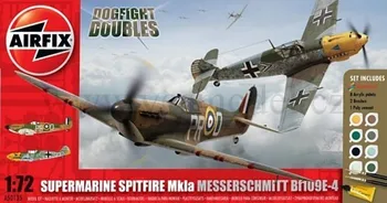 Plastikový model Airfix Supermarine Spitfire Mk1a/Messerschmitt Bf109E-4 Gift Set 1:72