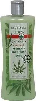 Koupelová pěna BC Bohemia Herbs Cannabis Regenerační koupelová pěna s konopným olejem 500 ml