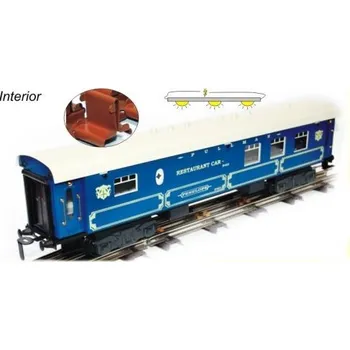 Vláček a vláčkodráha Merkur Jídelní vůz Pullman modrý