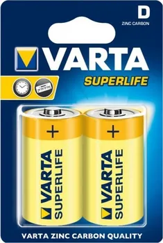 Článková baterie Baterie Varta D SuperLife blistr 2ks