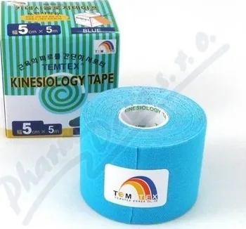 Tejpovací páska Tejpovací TEMTEX kinesio tape Tourmaline modrá 5cmx5m