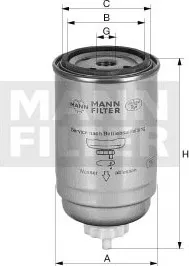 Palivový filtr Filtr palivový MANN (MF WK724/4)