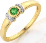 Prsten s diamantem, žluté zlato…
