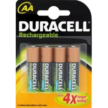 Článková baterie Duracell Rechargeable AA 2500 mAh 4 ks