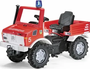 Dětské šlapadlo Šlapací traktor Unimog "Hasiči"