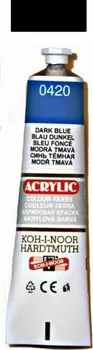 Vodová barva Akrylové barvy KOH-I-NOOR ACRYLIC - černá 40ml