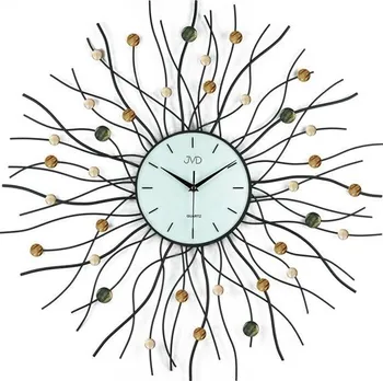Hodiny Kovové paprskovité nástěnné designové hodiny JVD HJ02 
