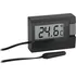 Domácí teploměr TFA Dostmann 30.218.01 černý