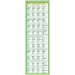 Záložka – Anglická nepravidelná…