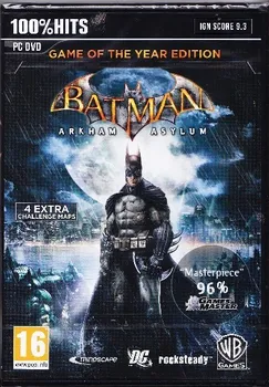 Počítačová hra Batman: Arkham Asylum - Game of the Year Edition PC