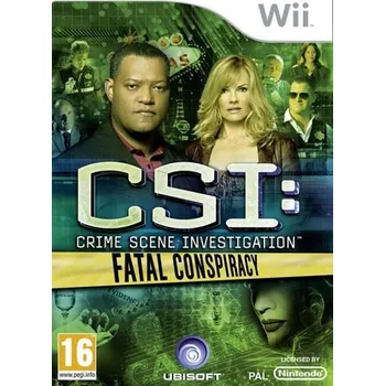 Hra pro starou konzoli CSI: Crime Scene Investigation - Fatal Conspiracy Wii