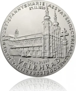 Platinová investiční medaile Katedrála ve Velehradě stand