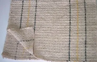 Hadr tkaný bílý na podlahu 80 x 50 cm