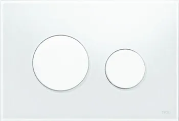 Ovládací tlačítko Teceloop sklo bílé, bílé 9.240.650