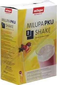 Speciální výživa Milupa PKU 2 Shake jahoda por.plv.sol.10x50g
