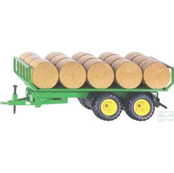 autíčko Siku Farmer přívěs na kulaté balíky 1:32
