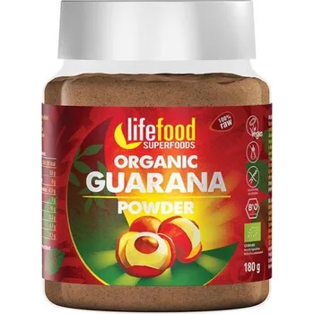 Přírodní produkt Lifefood Guarana prášek bio raw 180 g