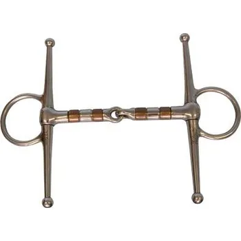 Udidlo pro koně Udidlo FEELING roubíkové s měděnými rolnami