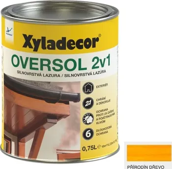 Lak na dřevo Xyladecor Oversol 2v1 0,75 l