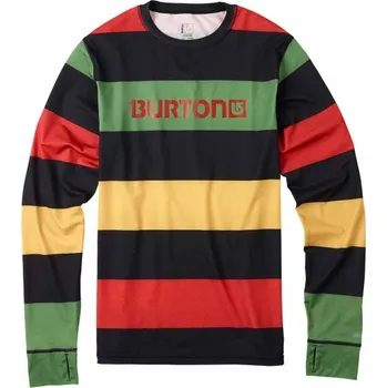 Burton Midweight Crew pop stripe rasta
