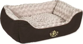 Pelíšek pro psa Scruffs Wilton Box Bed M 60 x 50 cm hnědý