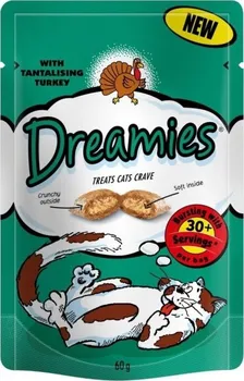 Pamlsek pro kočku Dreamies pochoutka pro kočky s krůtou 60 g