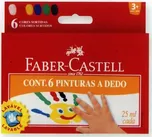 Prstové barvy Faber-Castell / 6 x 25 ml