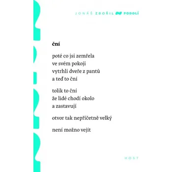 Poezie Podolí - Jonáš Zbořil