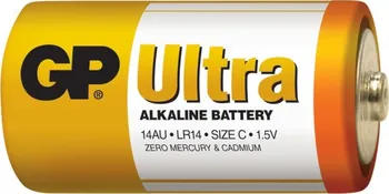 GP Baterie Ultra Alkaline R14 (C, malé mono)