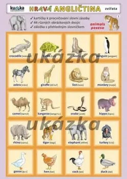 Anglický jazyk Hravá angličtina 1 - Zvířata: a Petr
