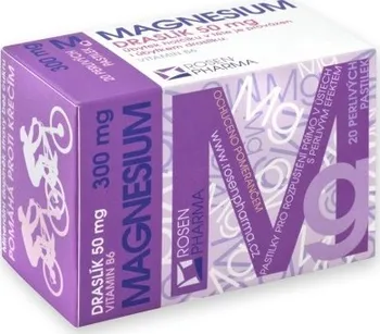 Přírodní produkt Rosen Magnesium 300 mg perlivé pastilky 20 ks