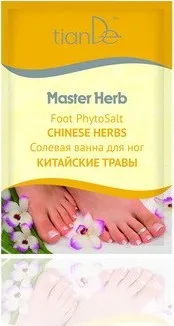 Kosmetika na nohy tianDe Solná koupel na nohy Čínské byliny 50g Série na nohy Master Herb