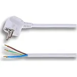 Solight flexo šňůra, 3x 1mm2, bílá, 5m