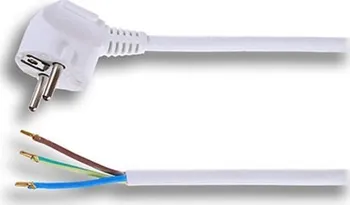 Prodlužovací kabel Solight flexo šňůra, 3x 1mm2, bílá, 5m