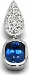 Přívěsek Diamantový zlatý přívěsek s přírodním modrým safírem 585/2,56gr J-21368-12 J-21368-12