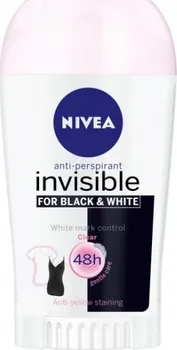 Nivea Invisible For Black & White Clear W deostick 40 ml