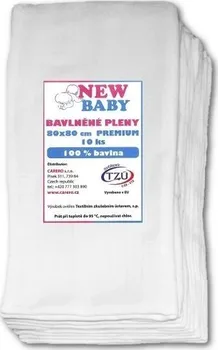Plena New baby bavlněné pleny 80 x 80 cm 10 ks