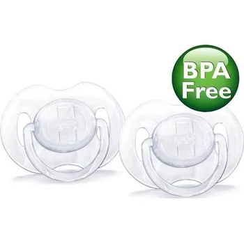 Philips Avent šidítko průhledné 2 ks 6-18 m