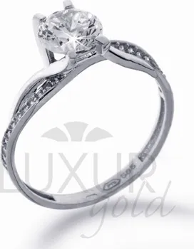 Prsten Zásnubní prsten bílé zlato se zirkonem 1261091-0-51-1 