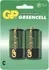Článková baterie GP Baterie Greencell R14 (C, malé mono) blistr