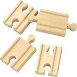 Brio Mini koleje rovné spojky 54 mm 4 ks