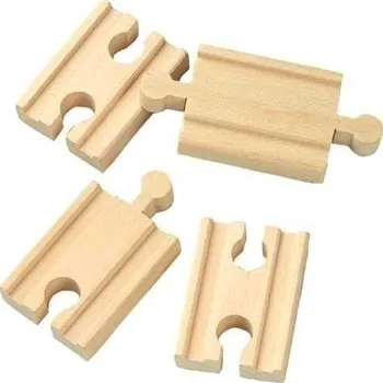 Vláček a vláčkodráha Brio Mini koleje rovné spojky 54 mm 4 ks