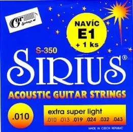 Struna pro kytaru a smyčcový nástroj Sirius S-350
